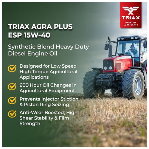 TRIAX Agra Plus ESP 15W-40 CK-4 Diesel Synthetic Blend miniatura 3