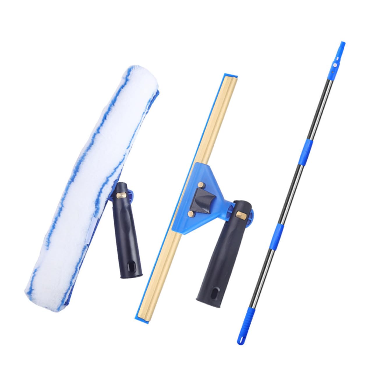 HEMOTON Raclette à Vitre Extensible avec Microfibre Absorbante pour Nettoyage Intérieur Voiture Pratique pour Fenêtres et Pare-Brise Facile à Installer
