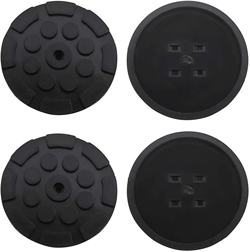 Miniatura 3 de 4 almohadillas de goma redondas universales para coche auto elevación diámetro 4.724 in grueso 0.591 in coche auto camión