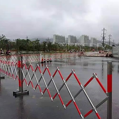 Barrera de tráfico expandible y puerta de seguridad retráctil flexible para obras de construcción, ascensores, soluciones de seguridad vial y control de acceso