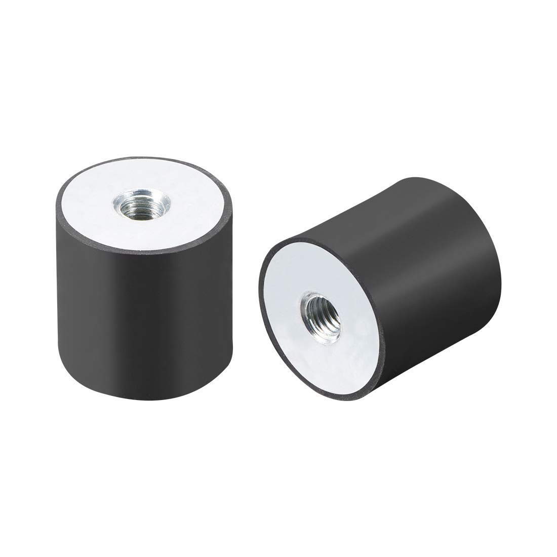 Lot De 4 Supports En Caoutchouc Femelle M8 30x30 Mm - Isolateurs Anti-Vibrations Silentblock