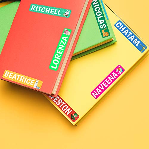 Lovable Labels Personalized Labels For Kids (45 Labels) - Waterproof Dishwasher Safe Peel And Stick Labels Are Great For School Supplies Daycare Camp Bottles (Bots) #TOP3