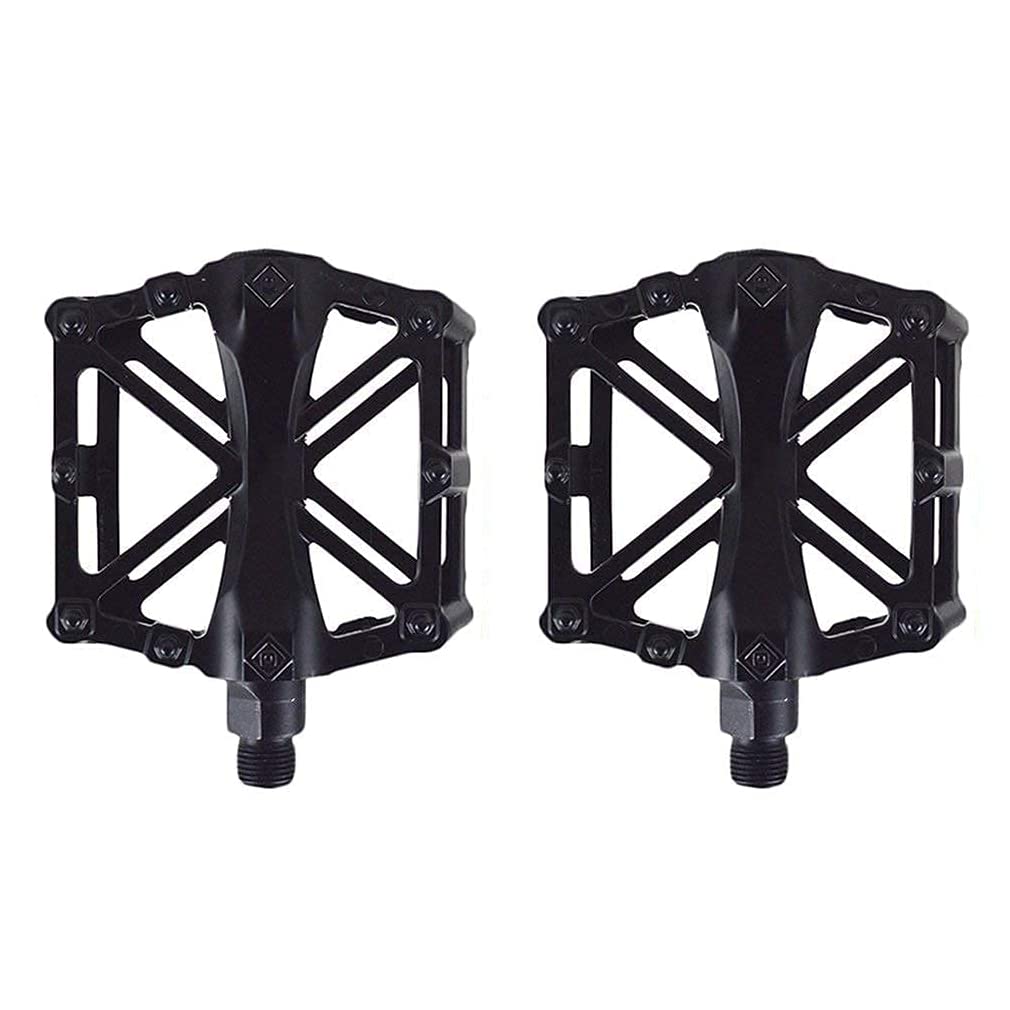 UDee Universal Road BicyclePedals Lightweight Non-Slip Wide Flat Cycling Pedals