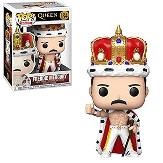Freddie Mercury King Pop #184 Pop Rocks Queen Vinyl Figure (Includes Compatible Ecotek Plastic Pop Box Protector Case) - Les Beatles, Paul McCartney, John Lennon, RIngo Starr, George Harrison Freddie Mercury King Pop #184 Pop Rocks Queen Vinyl Figure (Includes Compatible Ecotek Plastic Pop Box Protector Case) – Image 2