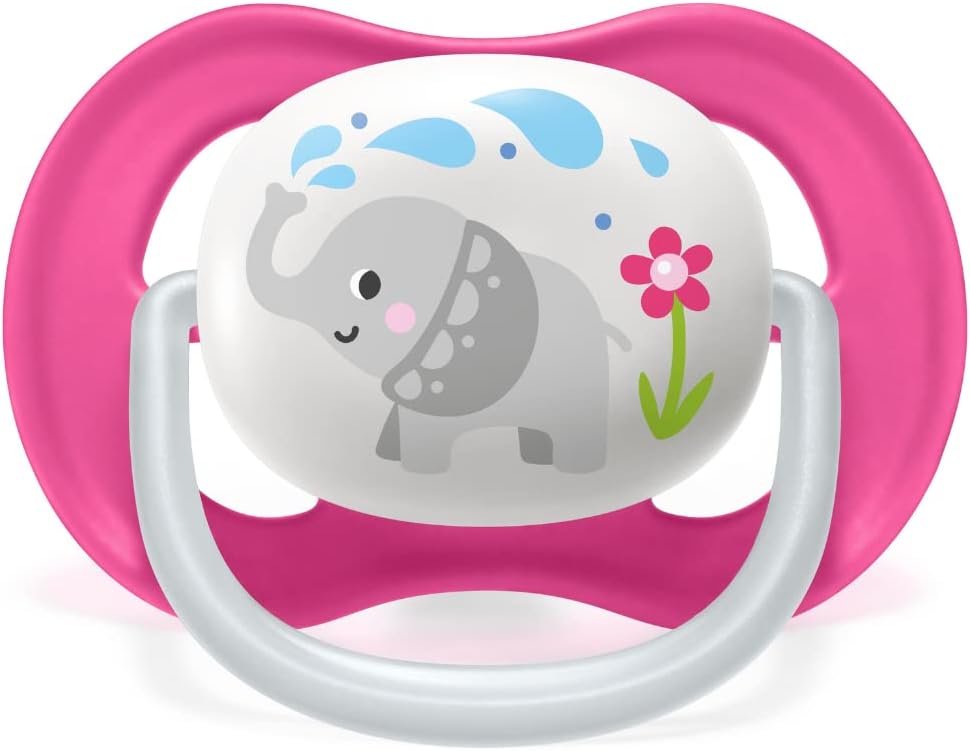 Chupeta Ultra Air 6-18 Meses Philips Avent Girl Unitária Elefante 081/12