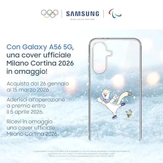 Samsung Galaxy A56 5G, Smartphone con Funzioni intelligenti, 3 anni di Garanzia del produttore, Display Super AMOLED 6.7”, 8GB RAM, 128GB, 5.000 mAh, IP67, Awesome Lightgray [Versione Italiana]