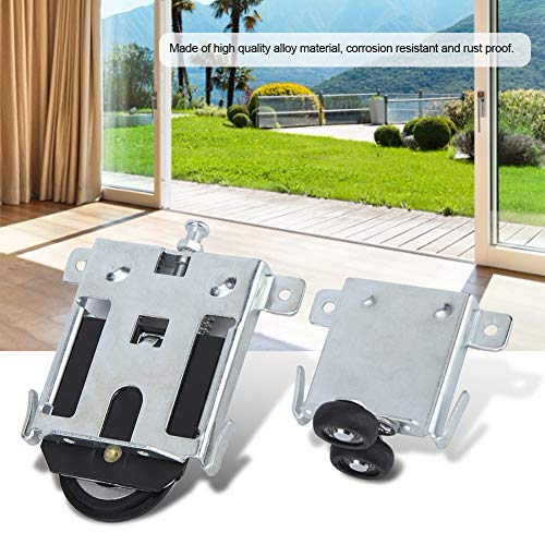 Laufrollen Für Schiebetüren, Die Höhe Kann Eingestellt Closet Tür konvexe Rad-Rolle, Schiebetür Rollen Ersatzteile mit Zubehör für Schranktür und Schiebetür
