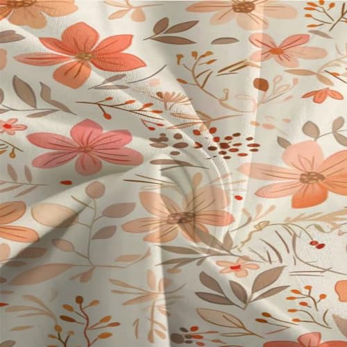Funda de edredón de microfibra con flores impresas tamaño Super King 7