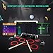 Electronic Drum Set 7-Sided Folding Silicone Portable Beginners Percussion Instrument for Kids Boys Girls (Color : Red)