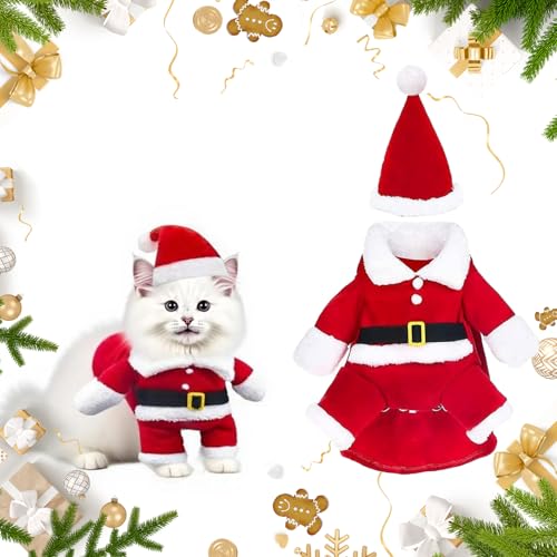 Hundekostüm Weihnachten, Haustier Weihnachtskostüm, Katze Hund...