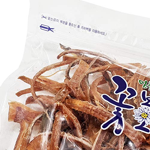 Korea Seasoned Dried Squid Snack Squid Over Flower 230g 8.5oz 꽃보다 오징어