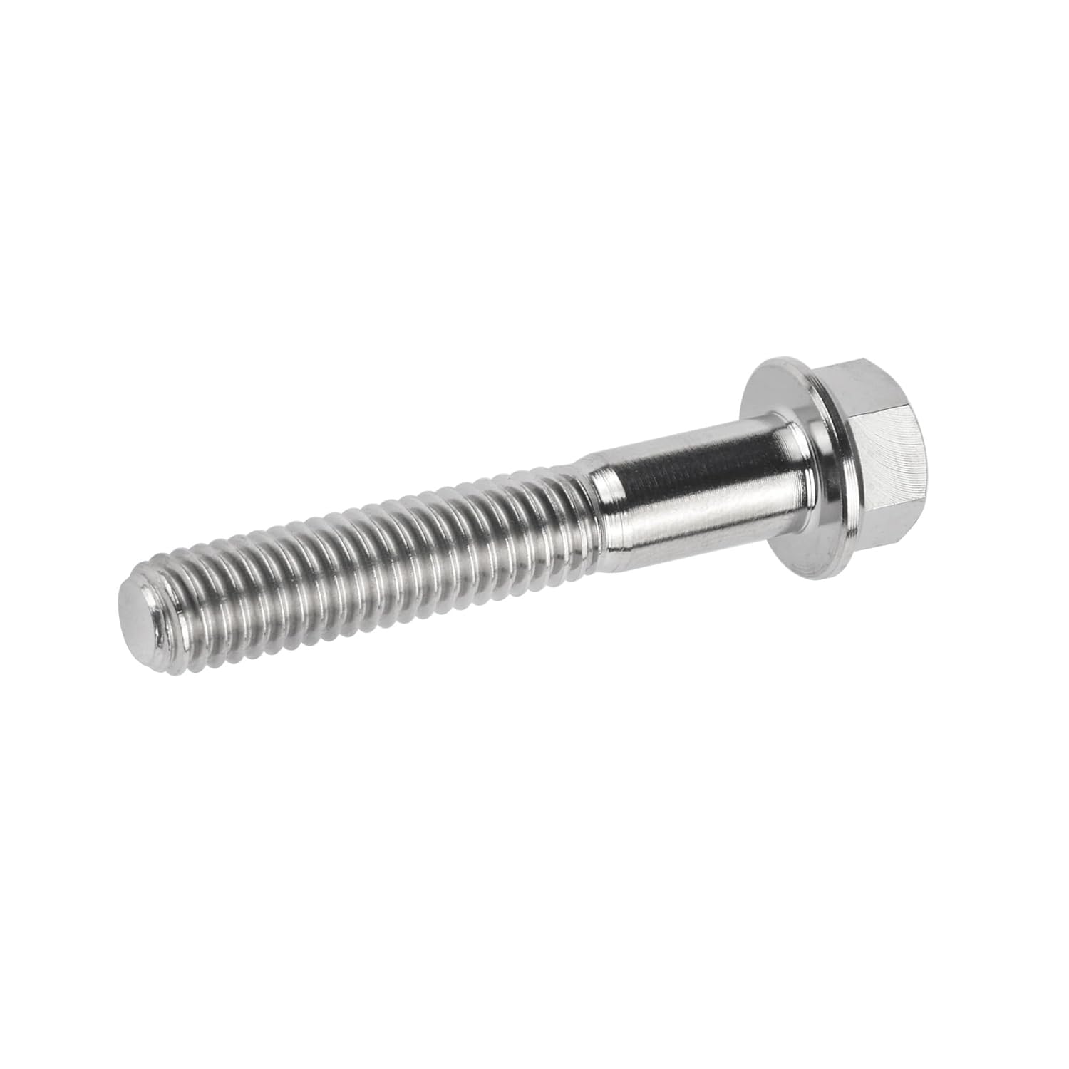 Titanium Bolt M8x15 20 25 30 35 40 45 50 55 60 65mm Small Flange Hex Head Screws for Motorcycles Parts Pitch 1.25mm Pack of 6 (M8x40mm, Titanium)