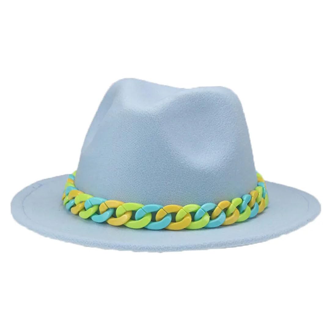 Czapki dla kobiet dzieci chłopcy dziewczęta Panama jednolity łańcuszek kapelusz fedora czapki dziecięce sombreros brzoskwinia pnnrk 56-58 cm (dorośli), P88, M