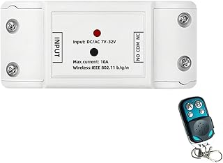 Garage Door Opener, DC 5V 12V 24V 32V, EWELINK WIFI Smart Switch Gate Automation Garage Door Opener Controller, RF433 Remote Control, Relay (Color : Type 6 with 433mhz)