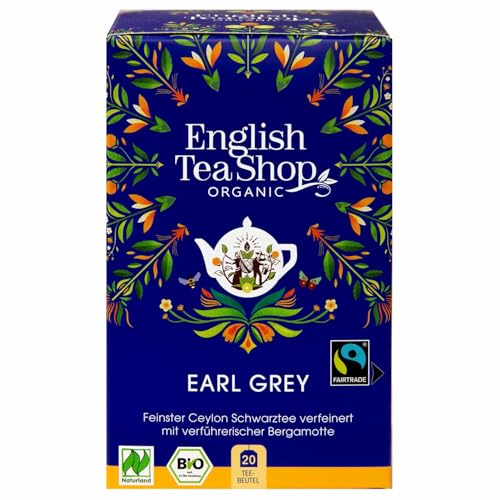 English Tea Shop Earl Grey Fairtrade & Organic 20 Sachet Tea Bags