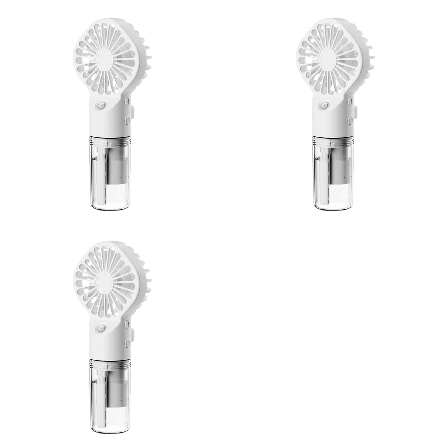 Ventilador niebla rociada de agua mini herramientas portátiles para camping y dormitorio 3x