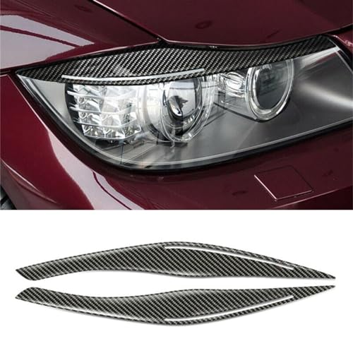 Sourcil de phare de voiture compatible E90 E91 Série 3 2006-2012 cache optique