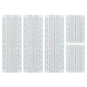 SUNFOUNDER 5PCS Breadboards Kit Include 3PCS 830 Point 2PCS 400 Point Solderless Breadboard Compatible with Arduino…