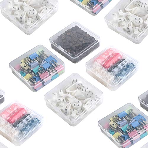 SYS Plastic Bead Containers Organizer Storage Boxes with Hinged Lid, 20 Pack, 9.5CM x 9.5CM x 2.8CM