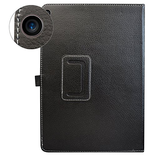 Mama Mouth For Asus Zenpad 10 Case,Pu Leather Folio 2-Folding Stand Cover For Asus Zenpad Z300C /Z300M /Z301M /Z301Ml /Z301Mfl 10.1-Inch Tablet,Black #TOP5