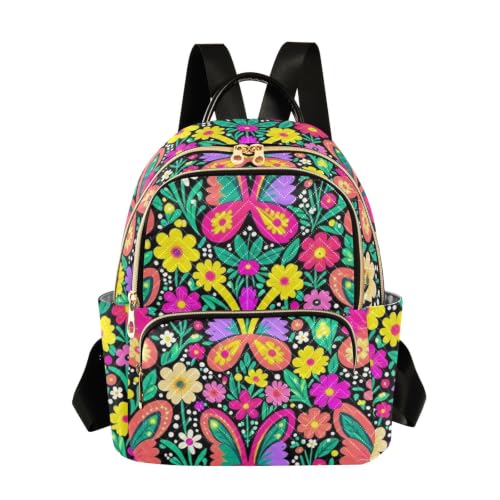 Sac à dos Wudan anti-encombrement S-M souris de voyage florale pour organiser vos effets personnels