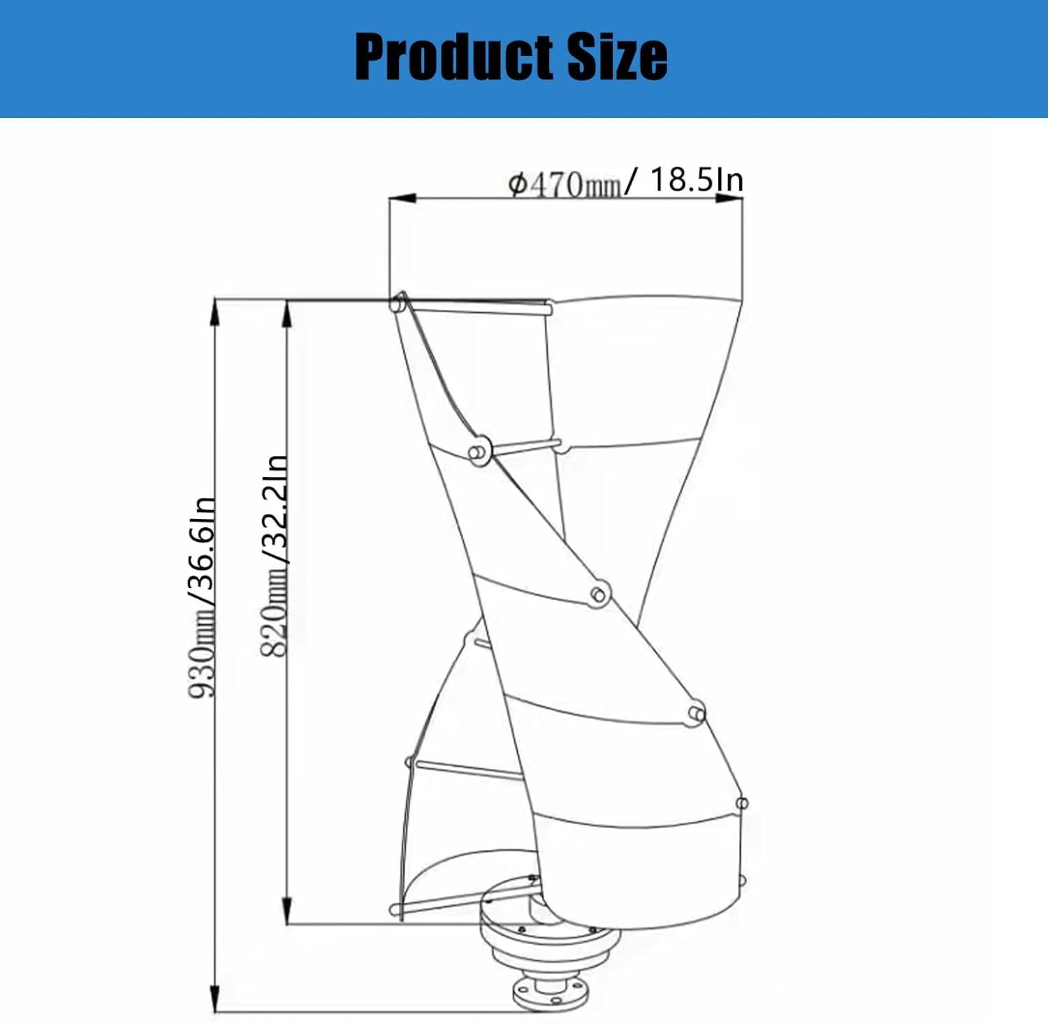 CHRISK 12v,Turbine eoliche da 9000 W, generatore con Controller su Inverter di Rete turbina eolica Verticale per la casa Turbine eoliche per Le Case