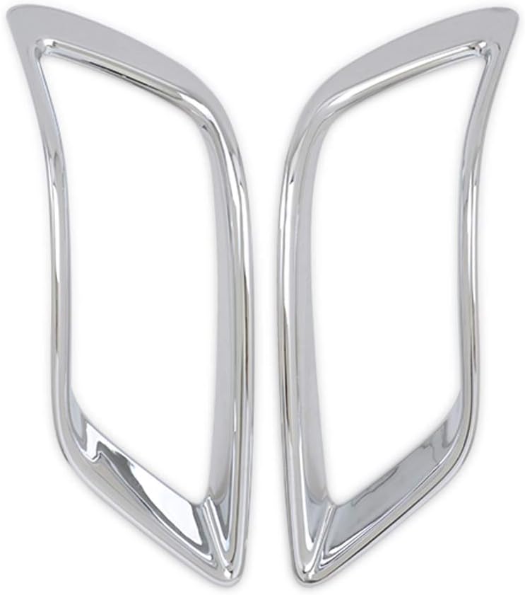 for Subaru Forester 2019-2023 Exterior Chrome Trim Rear Fog Lights Cover Frame 2-pc