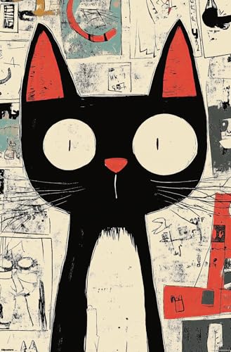 Trends International Andreas Magnusson - Surprised Cat Wall Poster, 22.4L x 14.7W, Premium Unframed Version