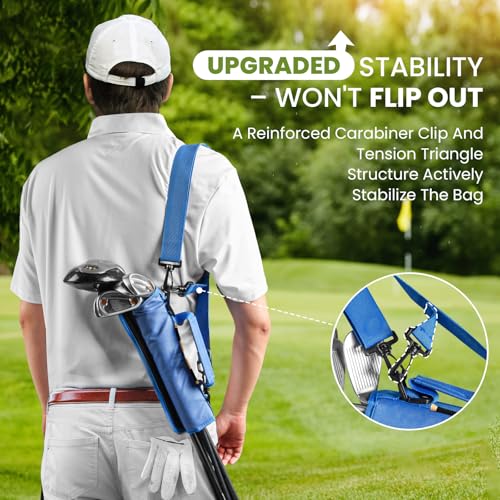 image for FINGER TEN Golf Club Bag Mini Lightweight for Men Women Ladies Kids wi