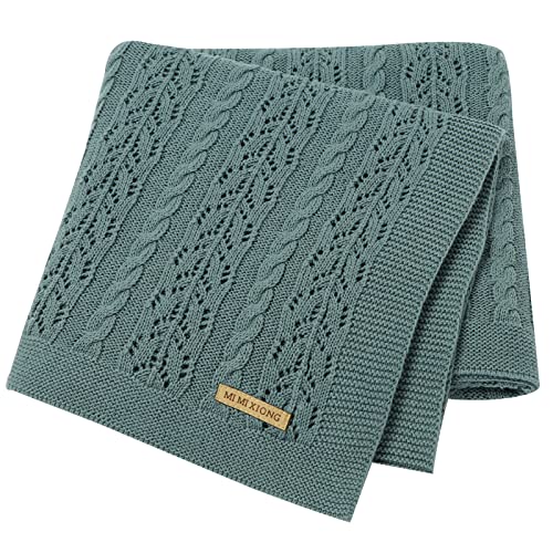 Image of LAWKUL Neutral Baby Blankets Cotton Baby Girl Receiving Blankets Infant Swaddle Baby Blanket Newborn Gender Neutral Nursery Decor Size 40x30 Inches