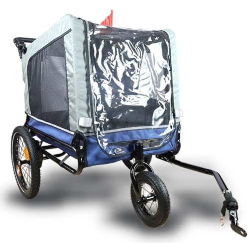 FROSAL Fahrradanhänger Hund Lasse Hundeanhänger Anhänger Fahrrad Jogger Hundebuggy Hunde Hundetrailer