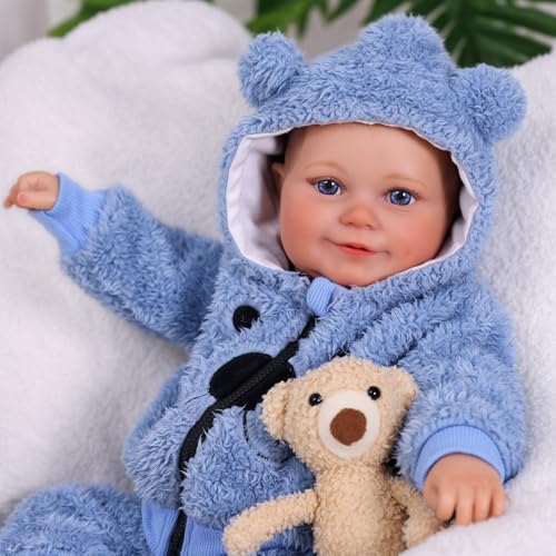 Muñeco bebé reborn realista 18 pulgadas miniatura 2