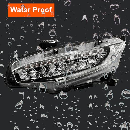 Full LED Headlight for 2016-2021 Honda Civic Touring/Sport Touring/Type-R by Generic - Used condition - Image 9