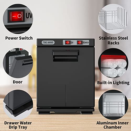 Foto von Handtuchwärmer, Hot Towel Warmers Spa, 5L Mini Handtuchwärmer, Kleiner Handtuchwärmer für Gesichtsbehandlungen. (Schwarz)…