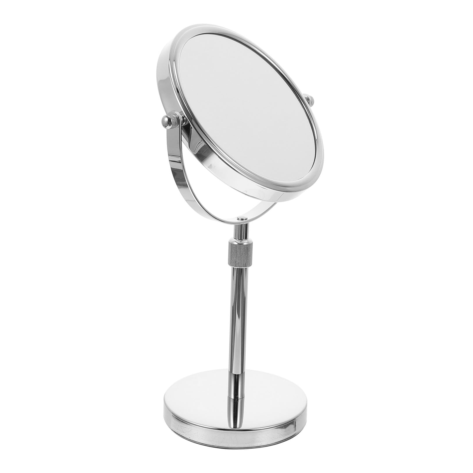 Miroir de maquillage rond rotatif Veemoon en métal chic décoratif