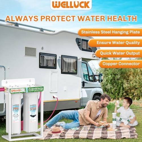 Filtre à eau de camping WELLUCK pour une eau sans odeur lors de vos arrêts