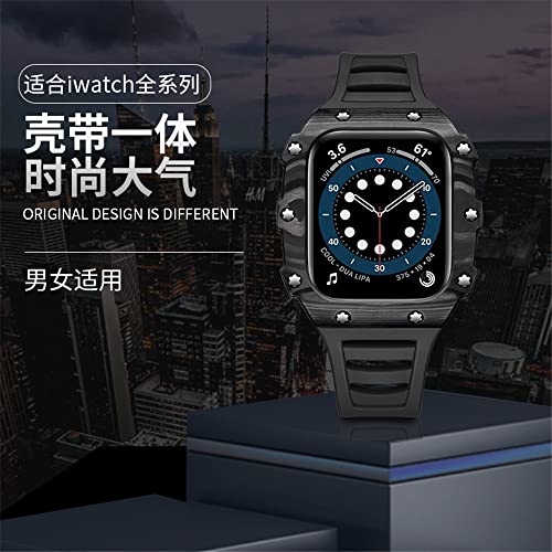 Kit boîtier de modification pour Apple Watch robuste bracelet métallique antichoc iWatch