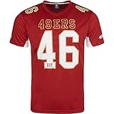 offizielle NFL Lizenzware Majestic NFL SAN FRANCISCO 49ers Moro Mesh Jersey T-Shirt, Größe:L