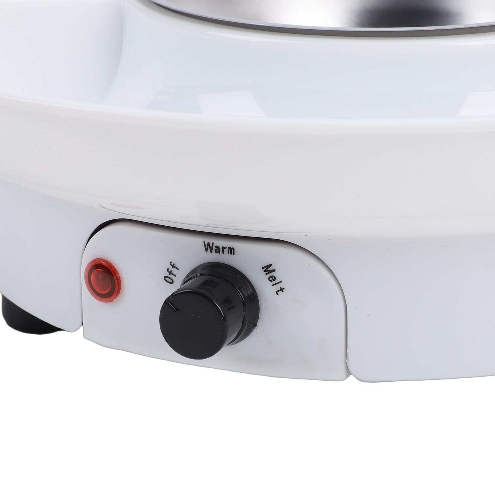 Asixxsix Juego de Ollas Eléctricas para Fondue, Kit de Fondue de Chocolate con Tazón de Fusión Extraíble de 10 Oz y Bandeja Desmontable de 3 Secciones para Derretir Queso, Chocolate y (Enchufe de la