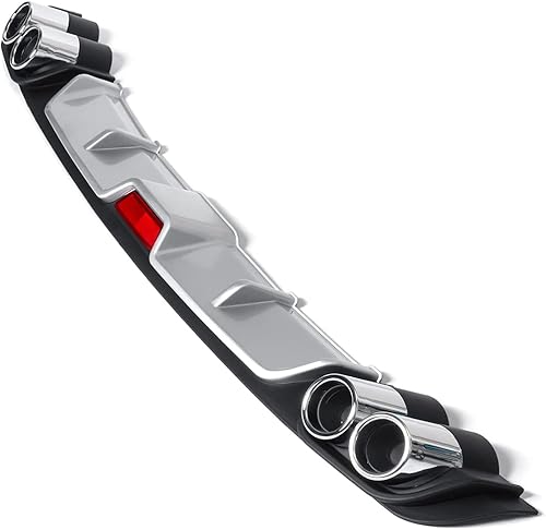 Difusor universal para parachoques trasero de automóvil, 1 unidad, para Citroen C1 C2 C3 C4 C5 C6 C8 C4l Ds Ds3 Ds4 Ds5 Ds5ls Ds6 Ds7 Berlingo