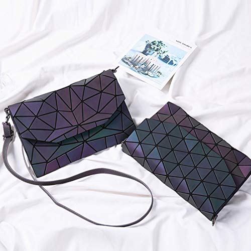 Orita Geometric Luminous Purse Shoulder Handbags Crossbody Shoulder Clutch Bag Satchel Bag4
