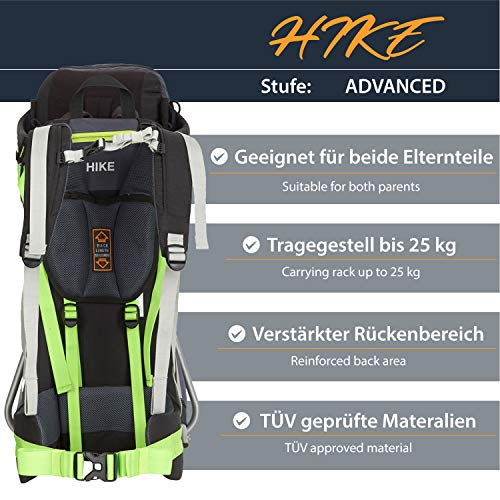 MONTIS Hike - Zaino Porta Bambino - 25kg - Diversi...