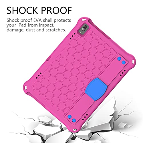 Protège-tablette Lenovo Tab P10 et E10 étui de protection EVA léger rose et bleu - 2