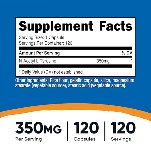 Nutricost N-Acetyl L-Tyrosine Capsules