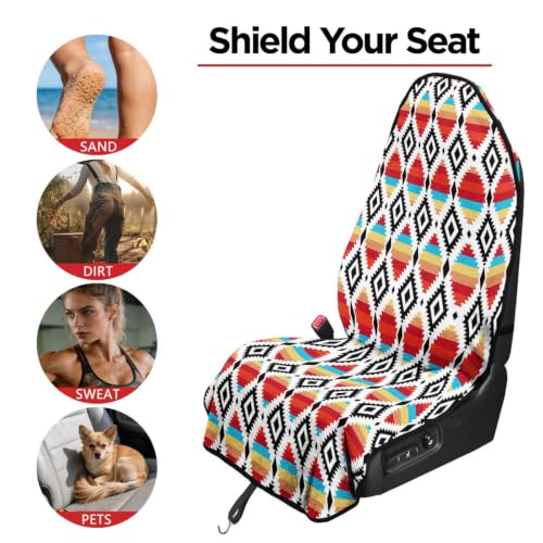 Funda de toalla para asiento de coche de tejido rizo protector con ajuste universal 5