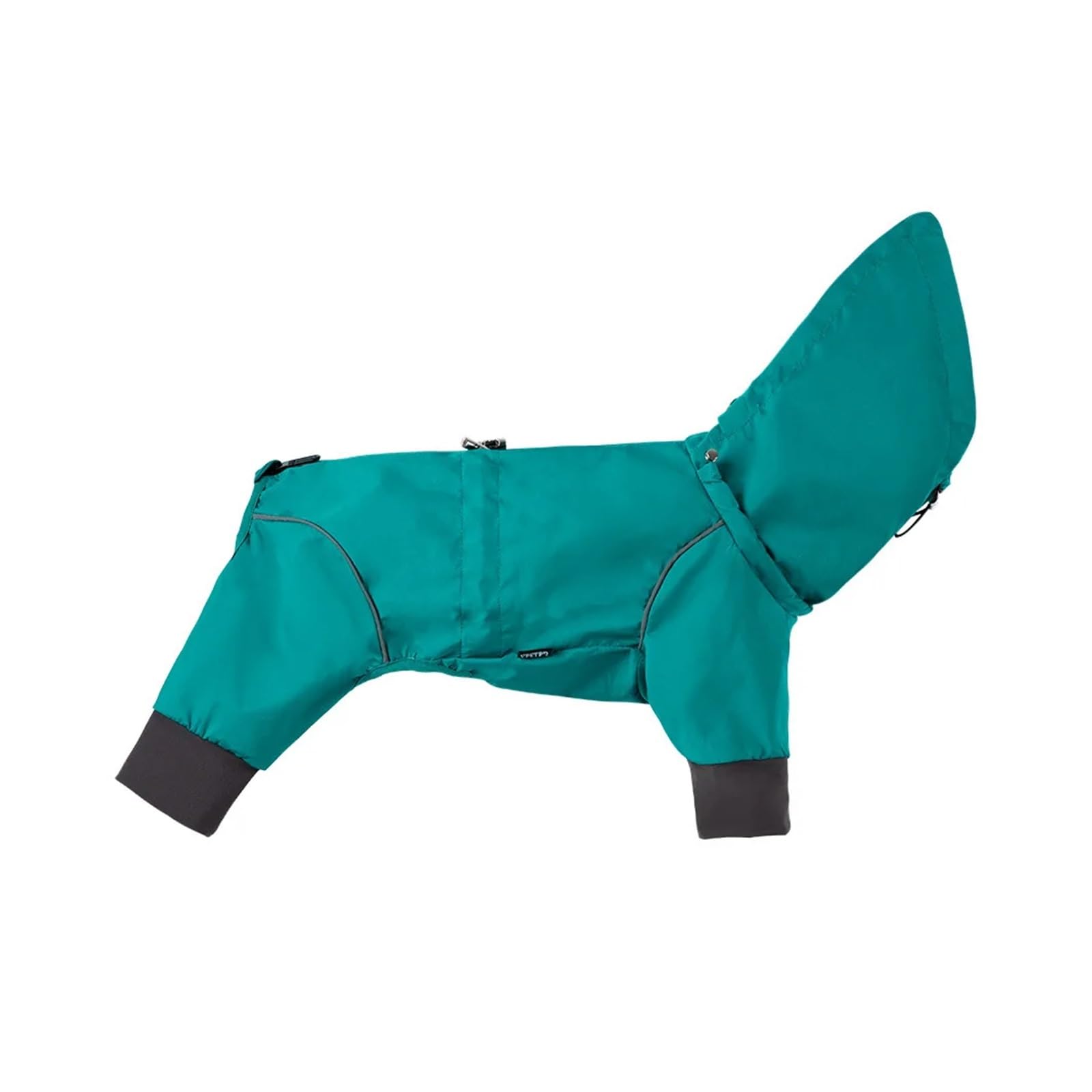 Manteau de pluie chien quatre pattes pour balades sous l'orage XL Green