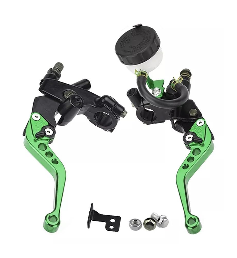 NHGFdfs Motorcycle Clutch Brake Lever Universal CNC Motorcycle Adjustable Clutch Brake Master Cylinder Reservoir Levers Kit for Ya&maha 7/8" 22mm Handlebar