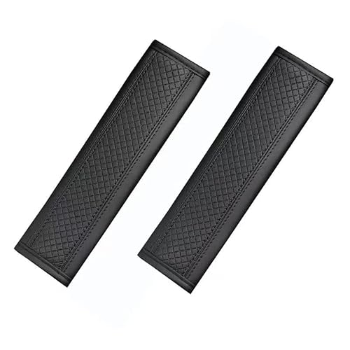 ONEMAJI 2PCS Car Seat Belt Covers for Mercedes C-KLASSE W206 Hybrid (2021-2025), Seat Soft and Comfortable Harness Pads Seat Belt Cover Protect Your Neck and Shoulder,Black
