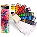 MISULOVE Travel Watercolor Paint Set, 42 Colors with 1 Brushes – Portable - Foldable Water Color Field Sketch Kit for Outdoor Painting