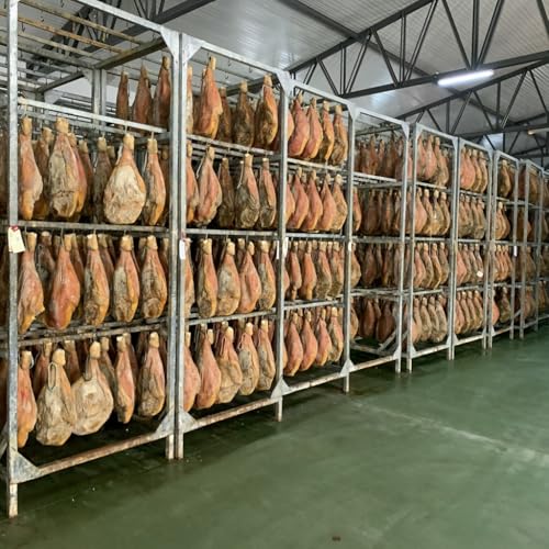 Spanische Serrano Schinken Schulter Gran Reserva 4–5 kg | 12+ Monate gereifter Serrano Schinken (Paleta Serrana) | Ohne Zusatzstoffe | EU-zertifiziert (ETG) | Produkt aus Spanien von The Black Hoof